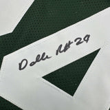 Autographed/Signed Darrelle Revis New York Green Jersey Beckett BAS COA