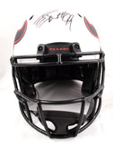 JJ Watt Autographed Texans F/S Lunar Speed Authentic Helmet-Beckett W Holo*Black