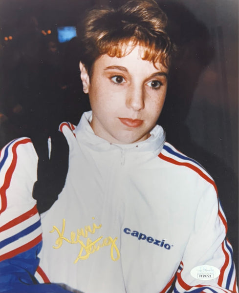 Olympic Gold Medalist Gymnast KERRI STRUG Signed 8x10 Photo AUTO - JSA
