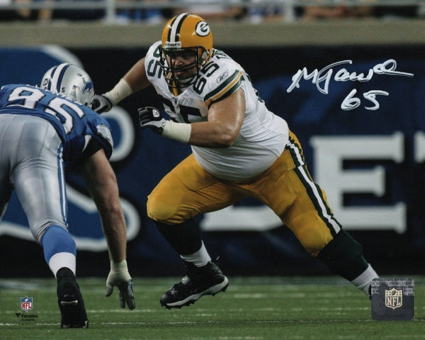 Packers SB XLV Champion MARK TAUSCHER Signed 8x10 Photo #1 AUTO