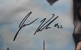 Jason Kelce Eagles Autographed Custom 24x30 Canvas Print PSA/DNA 181303