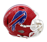Thurman Thomas Signed Buffalo Bills Speed Full Size Throwback 1987-01 NFL Helmet