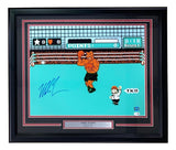 Mike Tyson Signed Framed 16x20 Punch Out Boxing Photo JSA QR Hologram