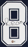 Michael Irvin Authentic Signed Navy Blue Pro Style Framed Jersey BAS Witnessed 2