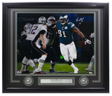 Fletcher Cox Signed Framed Philadelphia Eagles 16x20 Spotlight Photo Fanatics