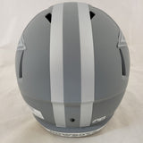 TROY AIKMAN SIGNED DALLAS COWBOYS F/S SLATE SPEED REPLICA HELMET BECKETT QR