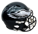 Lane Johnson Signed Green Full Size Speed Replica Helmet Eagles PSA/DNA 193552