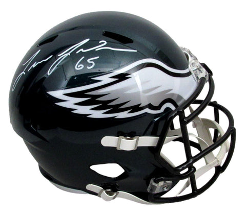 Lane Johnson Signed Green Full Size Speed Replica Helmet Eagles PSA/DNA 193552