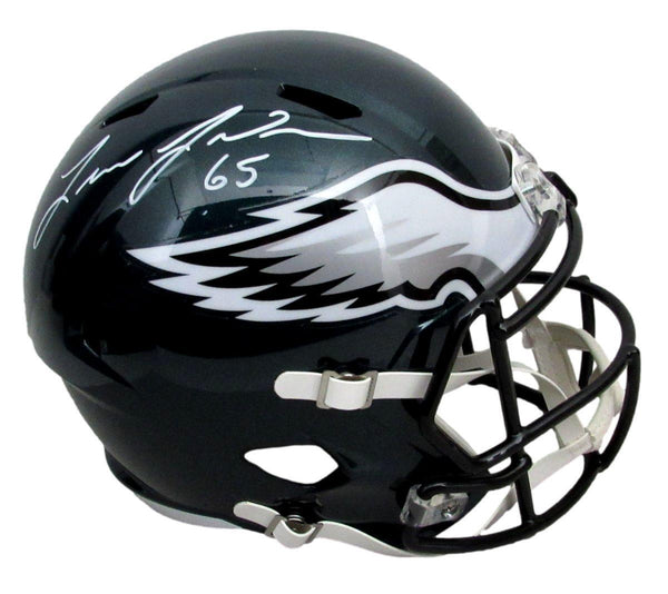Lane Johnson Signed Green Full Size Speed Replica Helmet Eagles PSA/DNA 193552