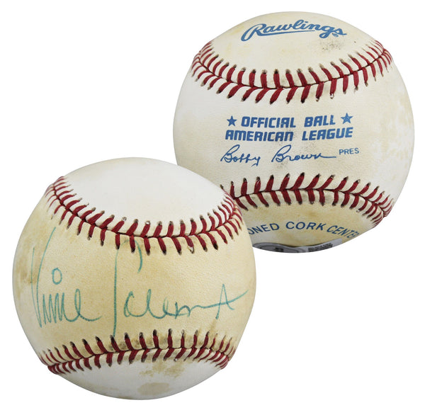 Cardinals Vince Coleman Authentic Signed Bobby Brown OAL Baseball BAS #BU64182