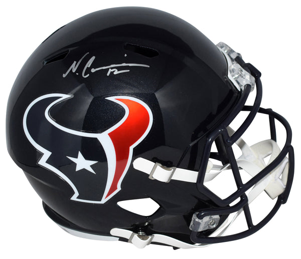 NICO COLLINS AUTOGRAPHED HOUSTON TEXANS FULL SIZE SPEED HELMET BECKETT
