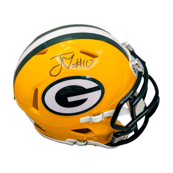 Jordan Love Autographed Green Bay Packers Speed Mini Helmet - JSA
