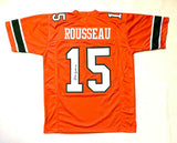 GREGORY ROUSSEAU AUTOGRAPHED COLLEGE STYLE JERSEY w/ JSA COA #SD14794