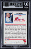Mills Lane Authentic Signed 1991 Kayo #123 Card Autographed BAS Slabbed