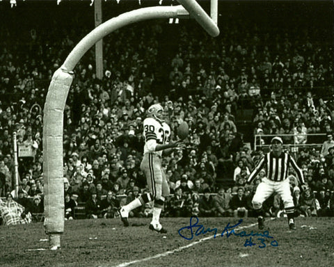 1970-74 Packers RB LARRY KRAUSE Signed 8x10 b&w Photo #2 AUTO