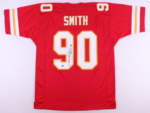 Neil Smith Signed Chiefs Jersey (Smith Hologram) 6x Pro Bowl (1991-1995,1997)