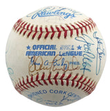 1997 Orioles (23) Erickson, Mussina, Surhoff Signed Oal Baseball BAS #AA03196