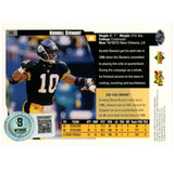 Kordell Stewart Autographed 97 UD Choice Team Set P17 Trading Card Beckett 52826