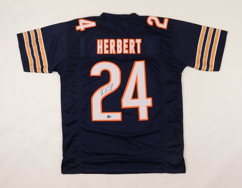 Khalil Herbert Signed Chicago Bears Jersey (Beckett) DA Bears #1 Running Back