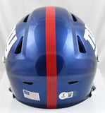 Abdul Carter Signed New York Giants Mid-Size SpeedFlex Helmet - Beckett W Holo