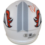 Patrick Surtain Autographed Denver Broncos 24 Alt Mini Helmet Beckett 50784
