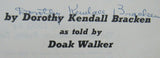 Doak Walker 3 Time All-American Hardcover Book by Dorothy Bracken 1950 149327