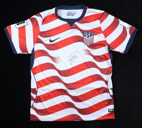 Tyler Adams Signed USA National Team Jersey (PSA) 2022 US Soccer Player o/t Year