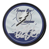 Victor Hedman Signed Tampa Bay Lightning Puck (JSA COA) 2xStanley Cup Champion