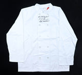 Larry Thomas Signed Chef's Coat "No Soup for You! & The Soup Nazi" (Schwartz QR)