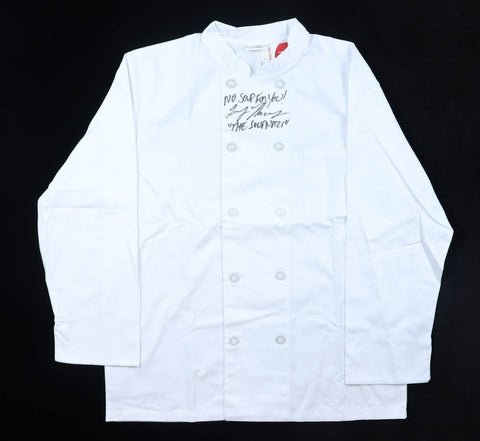 Larry Thomas Signed Chef's Coat "No Soup for You! & The Soup Nazi" (Schwartz QR)