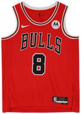 Zach LaVine Chicago Bulls Autographed Red Nike 2022-2023 Icon Swingman Jersey