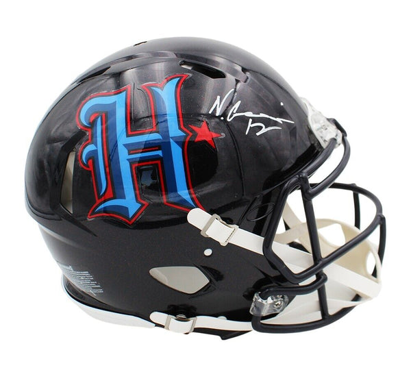 Nico Collins Signed Houston Texans Speed Authentic Alternate H-Town NFL Helmet