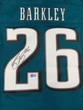 Saquon Barkley Autographed Philadelphia Eagles Nike Limited Jersey Beckett