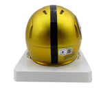 Troy Polamalu Signed Mini Football Helmet Pittsburgh Steelers Beckett 178386