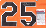 Rafael Palmeiro Signed Baltimore Orioles Jersey (JSA COA) 500 HR's / 3000 Hits