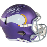 Adrian Peterson Autographed Minnesota Vikings F/S Tribute Helmet Beckett 50175