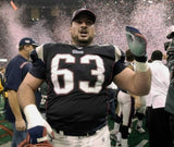 Joe Andruzzi Signed Patriots Jersey "Boston Strong" & "3xSB Champs" (Beckett) OG