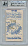 Tony Dorsett Signed Pittsburgh Panthers Heisman 10auto Ticket Slab Beckett 57050