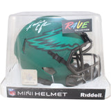Randall Cunningham Autographed Philadelphia Eagles Mini Helmet Rave BAS W 53201