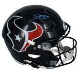 Dalton Schultz Autographed (Blue Ink) Texans Authentic Speedflex Helmet Beckett