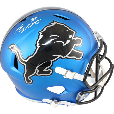 Sam LaPorta Autographed Detroit Lions F/S Alt 24 Helmet Beckett 51301