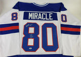 Robert O'Neill Signed 1980 Team USA 'Miracle' Hockey Jersey "Never Quit" (PSA)