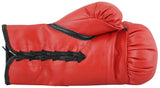 Floyd Mayweather Jr TBE Signed Red Left Hand Everlast Boxing Glove BAS #BP00969