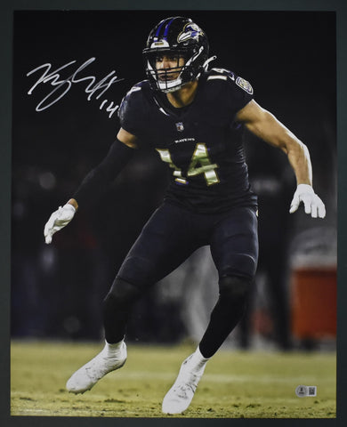 Kyle Hamilton Baltimore Ravens Autographed/Signed 16x20 Photo Beckett 200753