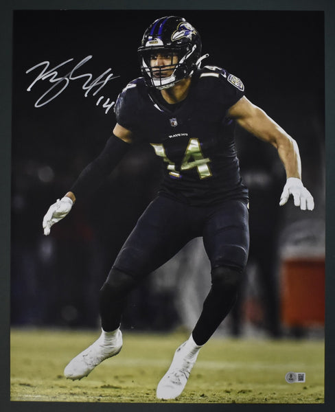 Kyle Hamilton Baltimore Ravens Autographed/Signed 16x20 Photo Beckett 200753