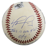 Boston Strong (5) Damon, Brady, Ortiz, Orr & Bird Signed Baseball BAS #T71331