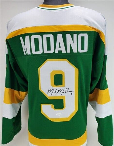 Mike Modano Signed Minnesota North Stars Jersey (JSA COA) 1988 #1 Draft Pick