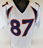 Noah Fant Signed Denver Broncos Jersey (Beckett COA) 2019 1st Rd Draft Pick T.E
