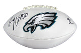 Corey Clement Philadelphia Eagles Autographed/Signed Logo Football JSA 135551