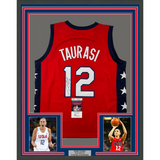 Framed Autographed/Signed Diana Taurasi 33x42 USA Olympics Red Basketball Jersey